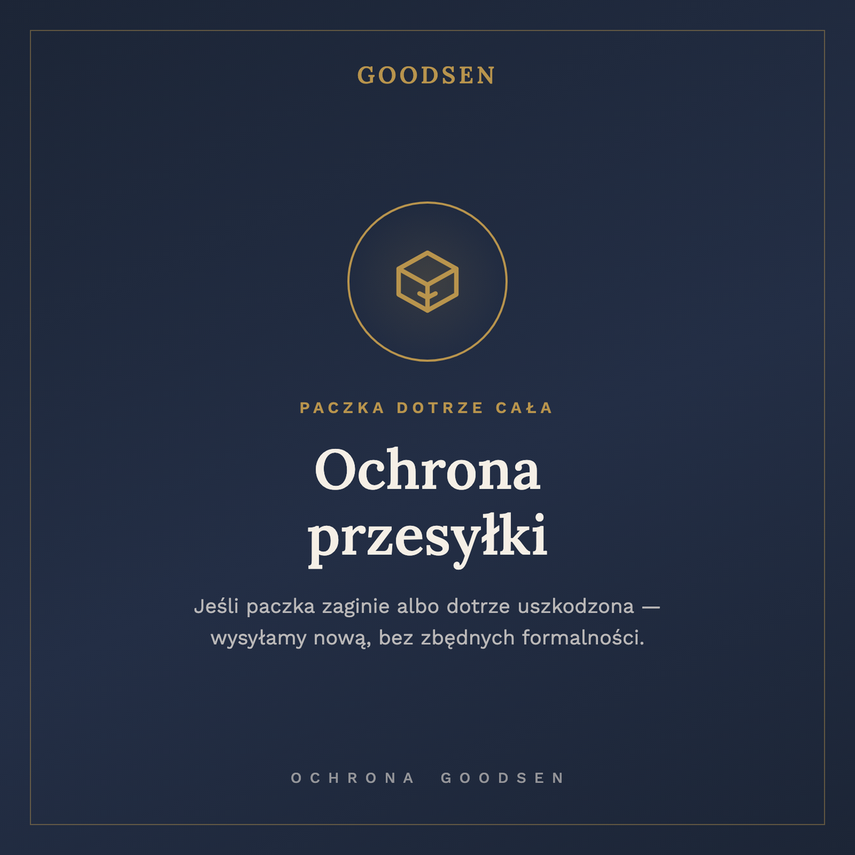 GoodSEN - ochrona przesylki